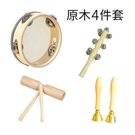 Orff Percussion Instrument Set for Kids (Wooden Toys)